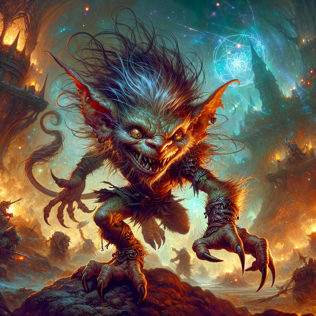 Goblin gremlin minion monster found in dungeons