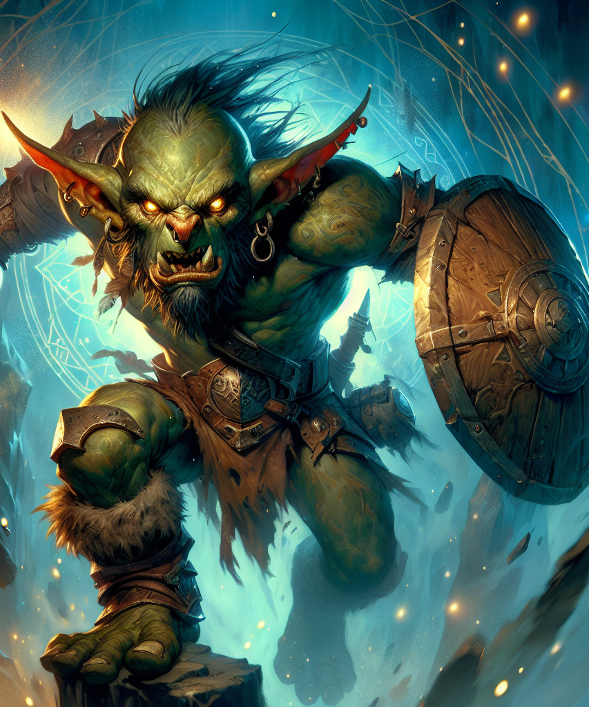 Goblin warrior minion monster found in wilderness and dungeons