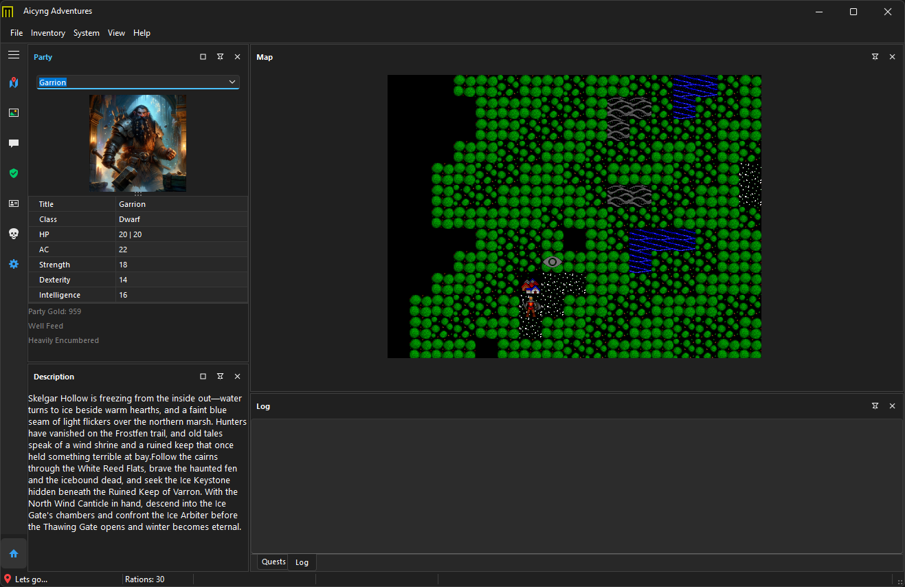 Thumbnail: The Ice Gate imported into the Aicyng Adventures game engine