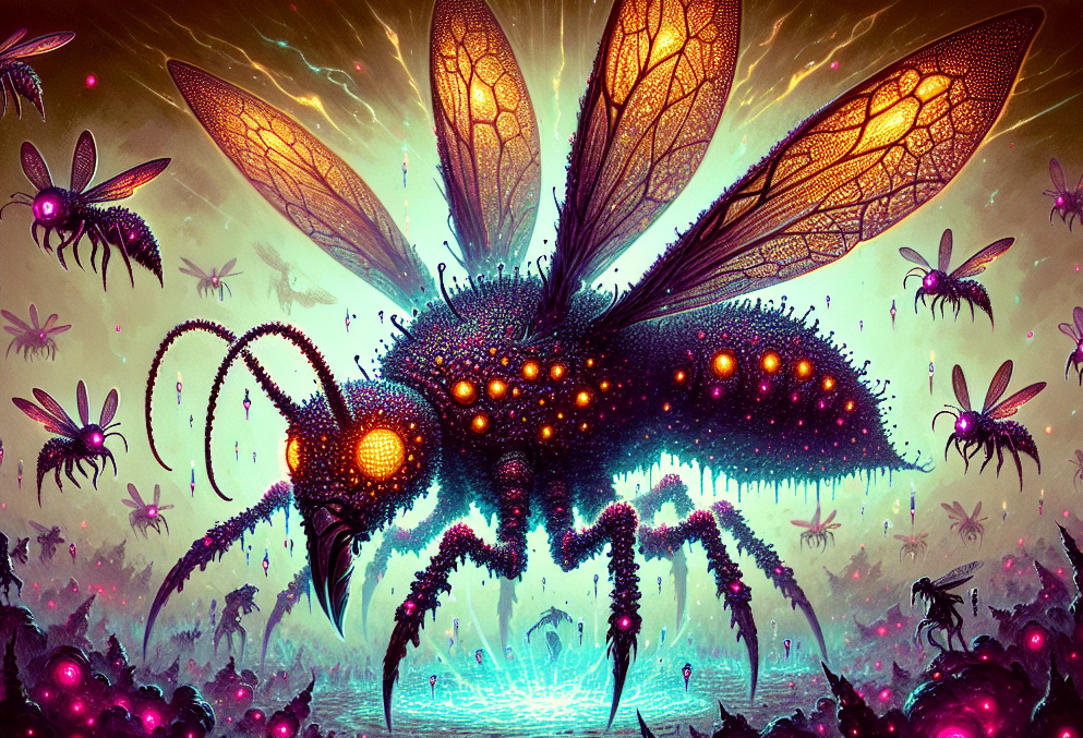 Insect swarm animal monster found in wilderness